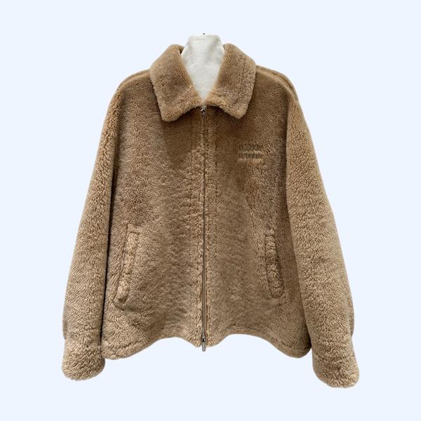 미우미우 그레인 퍼 올인원 미디엄 재킷