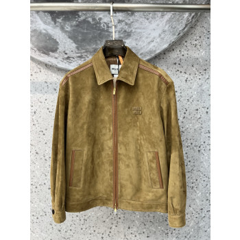 미우미우 스웨이드 가죽재킷