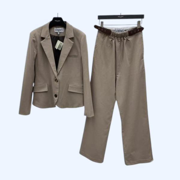 로에베 싱글브레스트 블레이져 셋트