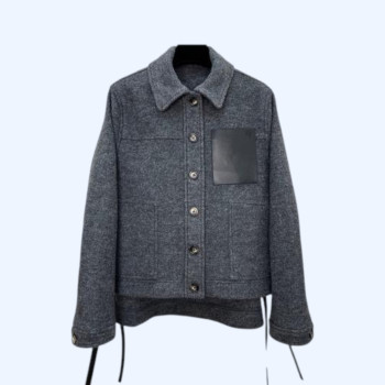 로에베 울 라펠 워크 재킷