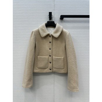 샤넬 더블 포켓 울 자켓