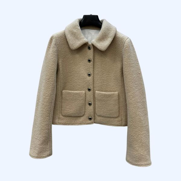 샤넬 더블 포켓 울 자켓