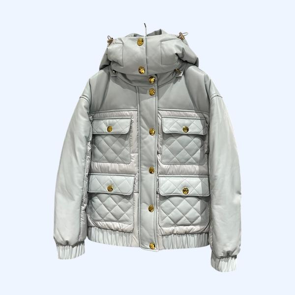 샤넬 패치 워크 다운 재킷