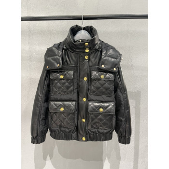 샤넬 패치 워크 다운 재킷