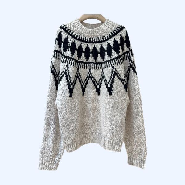 디올 라운드넥 니트