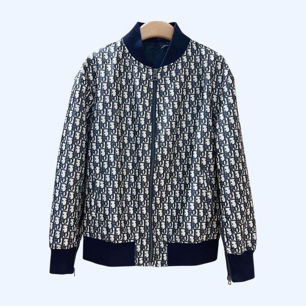 디올 스탠드업 칼라 야구 자켓