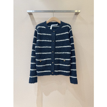 디올 스트라이프 니트 가디건