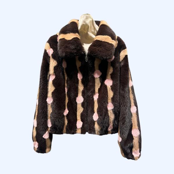 펜디 밍크 재킷