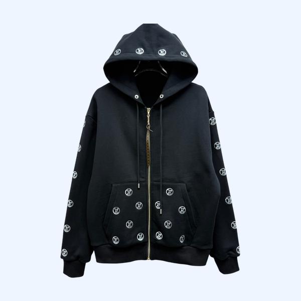 LV 자수 지퍼재킷