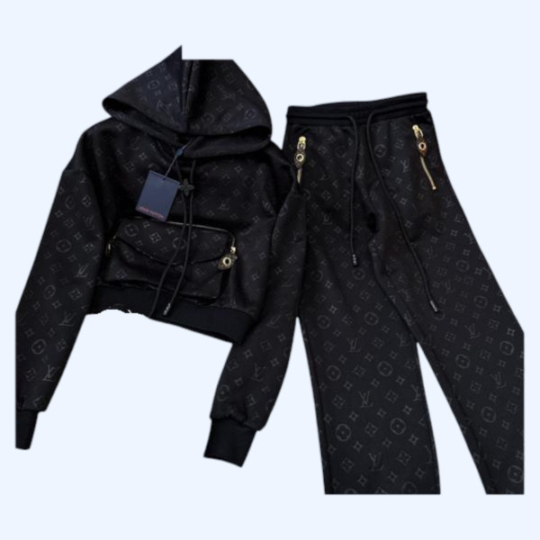 LV 지갑포켓 코튼 풀프린트 데일리룩