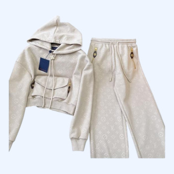 LV 지갑포켓 코튼 풀프린트 데일리룩