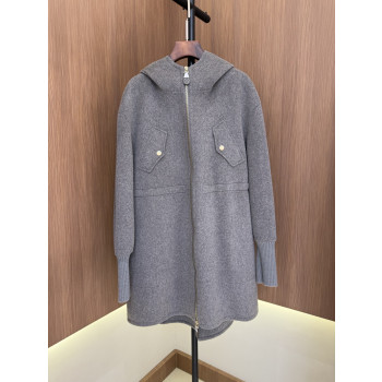 LV 칼라 탈부착 캐시미어 코트