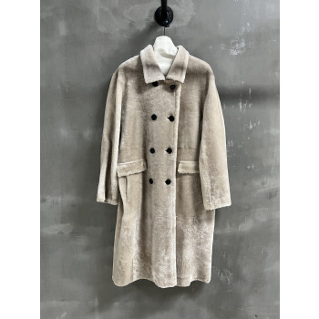 셀린느 더블브레스트 퍼올인원 코트