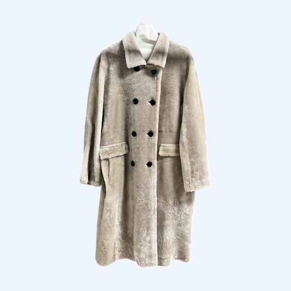 셀린느 더블브레스트 퍼올인원 코트