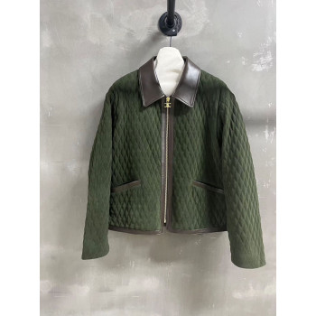 셀린느 레트스웨이드 코튼 재킷