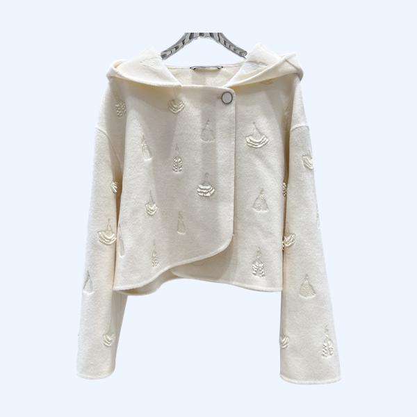 에르메스 자수레트로 재킷