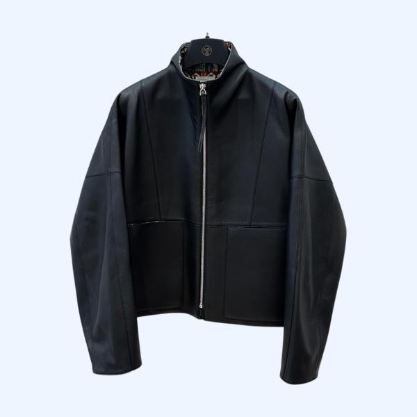 에르메스 탑 페블 램스킨 재킷