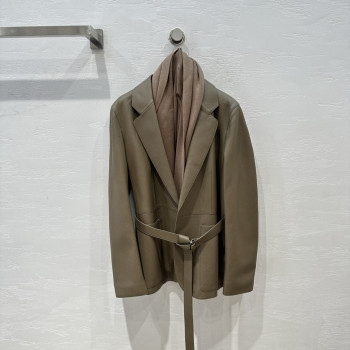 에르메스 페블 양가죽 수트 재킷