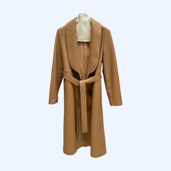 에르메스 페블 양가죽코트