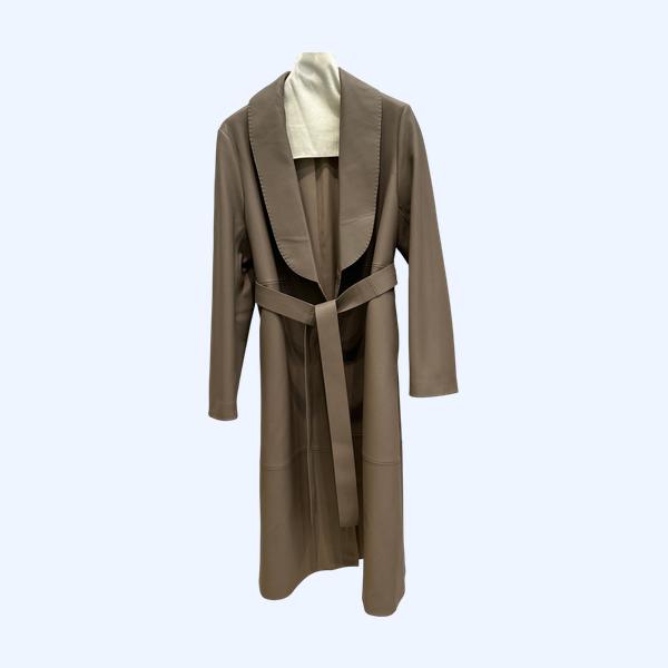 에르메스 페블 양가죽코트