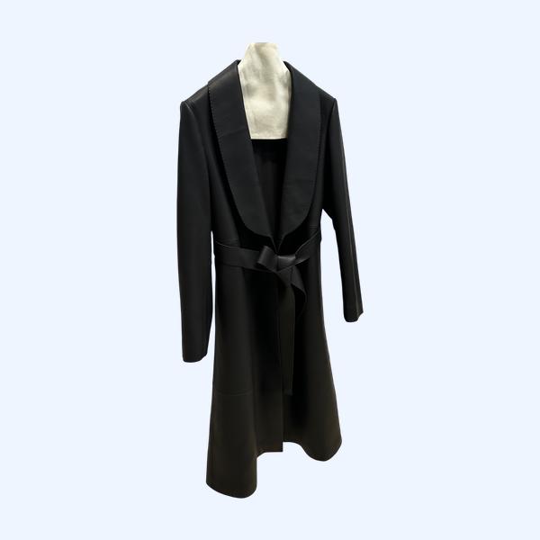 에르메스 페블 양가죽코트