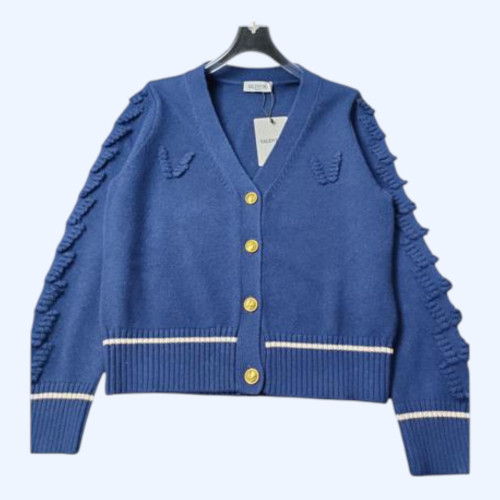 발랜티노 로고 가디건