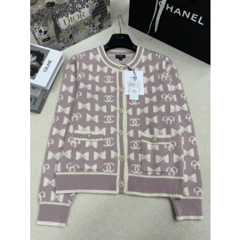 샤넬 니트 크루넥 카디건