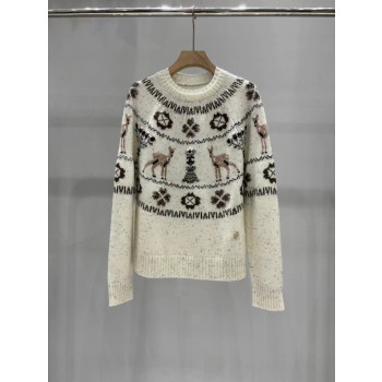 샤넬 사슴 스웨터 벨벳 티트