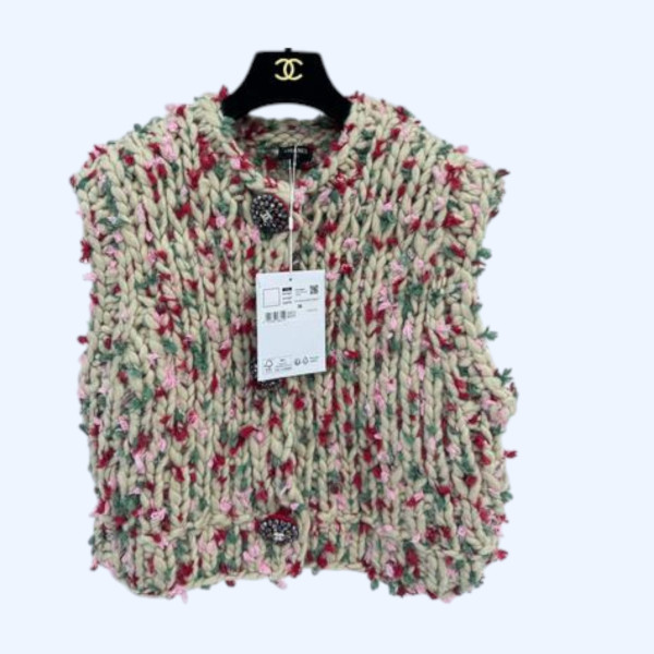 샤넬 핸드메이드 조끼