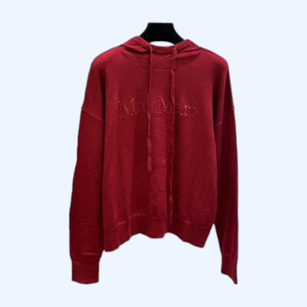 막스마라 레터 비즈 후드니트