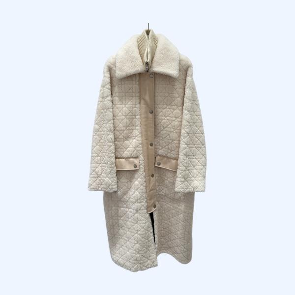 디올 까나주 퍼 올인원 롱 코트