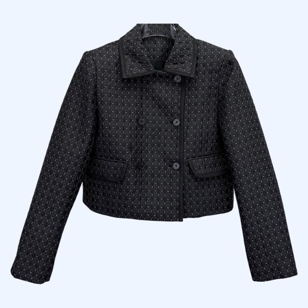 디올 라펠 더블브레스트 재킷