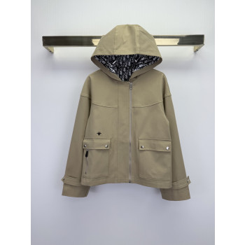 디올 자수 후드자켓