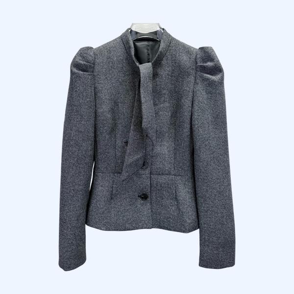 디올 퍼프 슬리브 칼라 브레이저