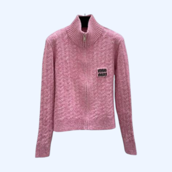 미우미우 레터 터틀넥 니트