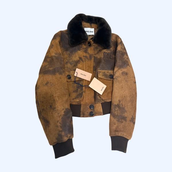 미우미우 싱크로나이즈 라이너 빈티지 재킷