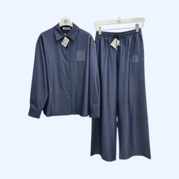 로에베 데님수트 셔츠