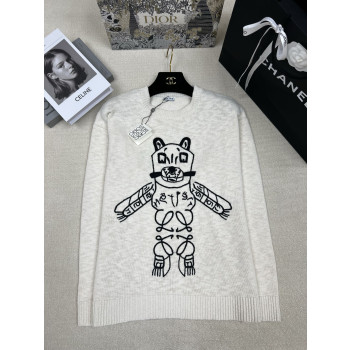 로에베 풀오버 라운드 넥 니트