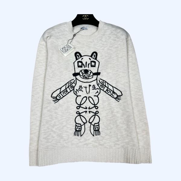 로에베 풀오버 라운드 넥 니트