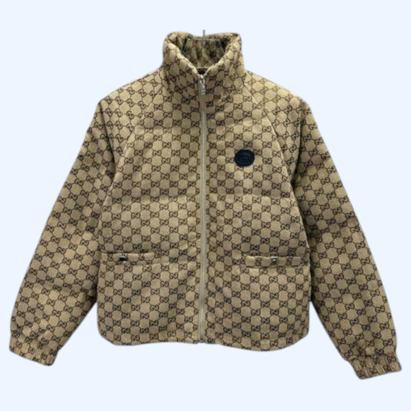 구찌 구스다운 스탠드업 칼라 재킷