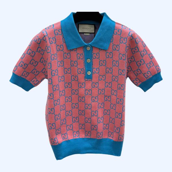 구찌 레터 라운드 니트