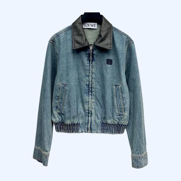 로에베 칼라 데님재킷