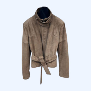 미우미우 레더 다둥 스웨이드 재킷