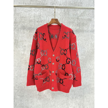 구찌 롱스팟 가디건