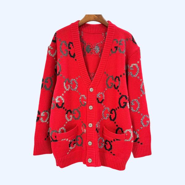 구찌 롱스팟 가디건