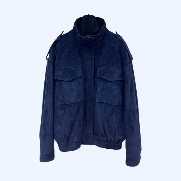 LP 구스다운 가죽 재킷