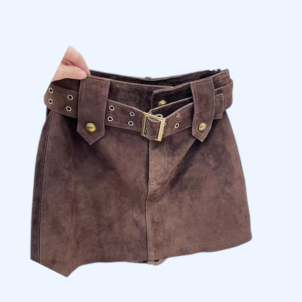 LP 가죽 스커트