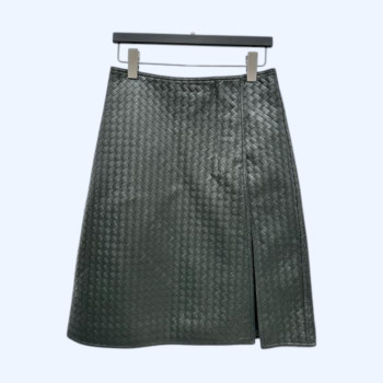 BV 해비디튜 우븐 슬림핏 힘업 롱 스커트