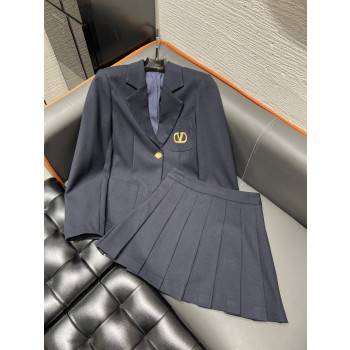 발랜티노  로고 벨트 재킷