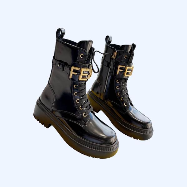 펜디 메탈 레터 버클